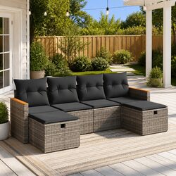 Create a Welcoming Patio with a 6-Piece Sofa Set