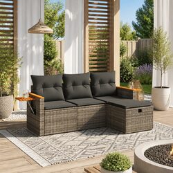 Your Outdoor Comfort: 4 Piece Garden Sofa Set