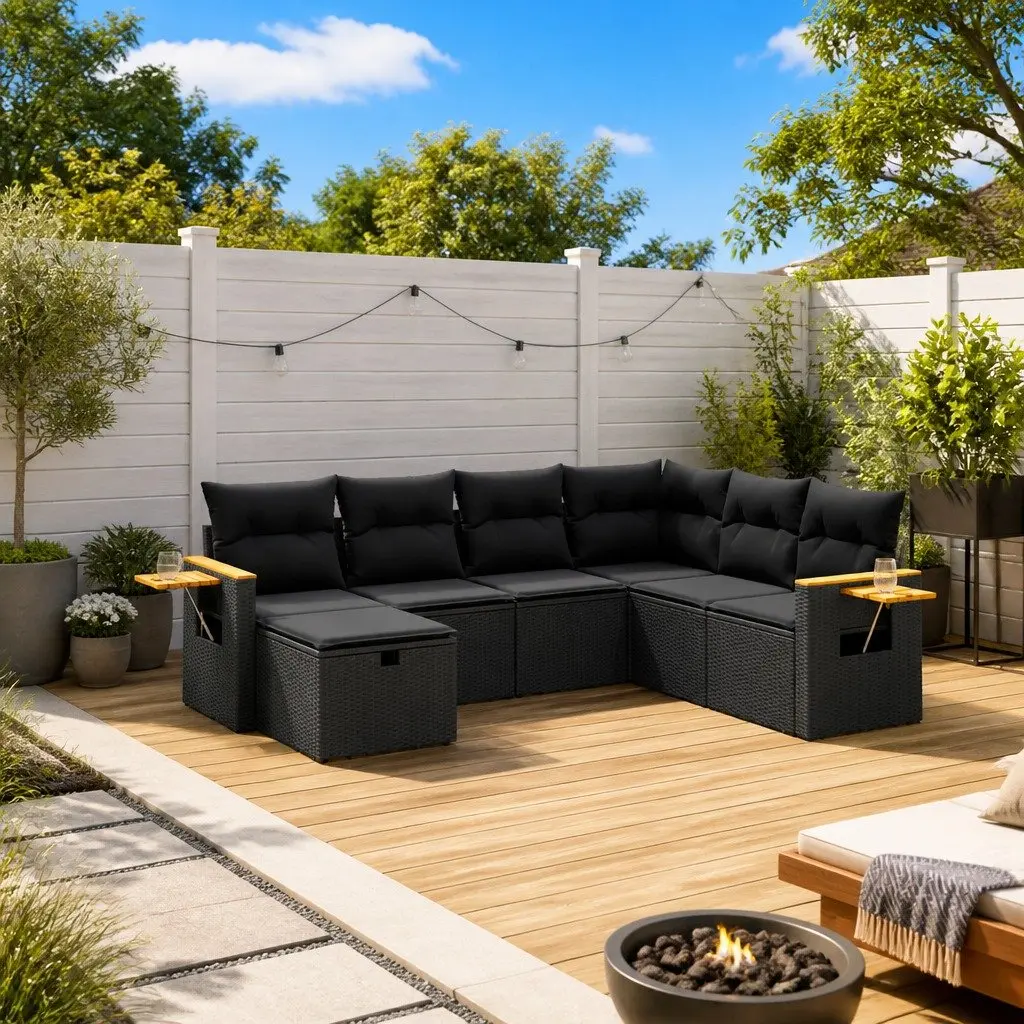 7 Piece Garden Sofa Set