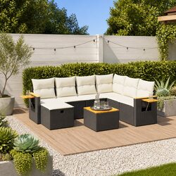 Friendly 8-Piece Modular Sofa Set for Your Outdoor Space