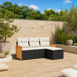 Friendly 4 Piece Garden Sofa Set for Your Outdoor Comfort