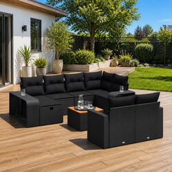 Your Outdoor Oasis: 11-Piece Garden Sofa Set