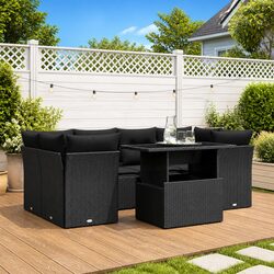 Your Perfect 7-Piece Garden Sofa Set with Cushions