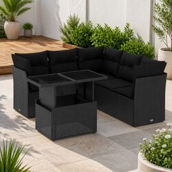 Your Ideal Outdoor Space with 6 Piece Garden Sofa Set