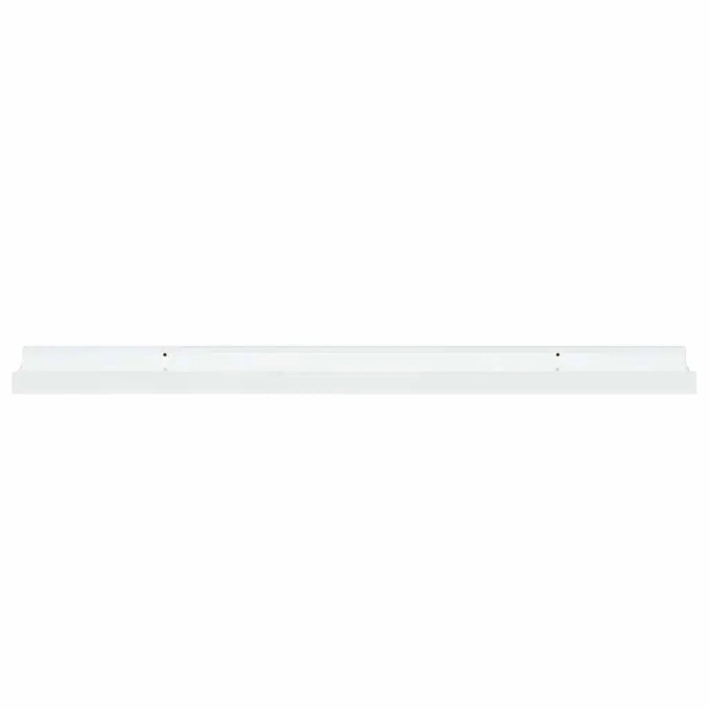 Wall Shelves High Gloss White Floating Storage Display 80 x 9 x 3 cm 2 Piece