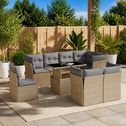 Invite Friends Over with This 9-Piece Outdoor Sofa Set