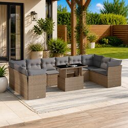 Your Outdoor 11-Piece Garden Sofa Set Awaits