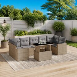 Your Ideal 8-Piece Garden Sofa Set for Relaxing Outdoors