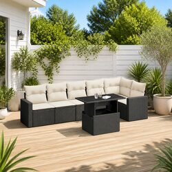 Friendly 7-Piece Garden Sofa Set for Your Outdoor Needs