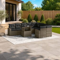 10 Piece Garden Sofa Set