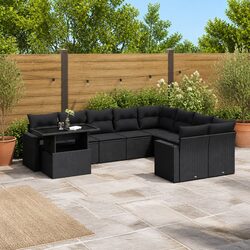 Friendly 10-Piece Garden Sofa Set for Relaxation