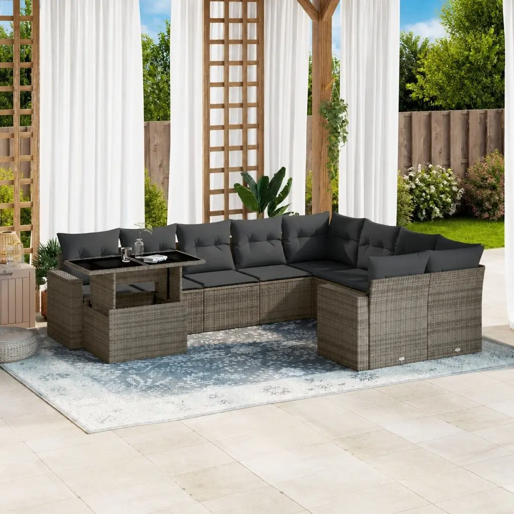 10-Piece Garden Sofa Set
