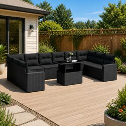 Your New Favorite 11-Piece Garden Sofa Set Awaits