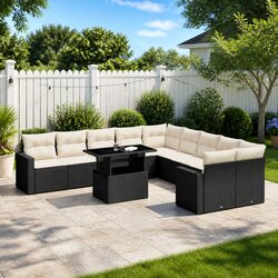 Your Perfect Outdoor Companion: 11-Piece Garden Sofa Set
