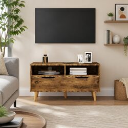 Your Friendly Brown TV Cabinet for Media Display