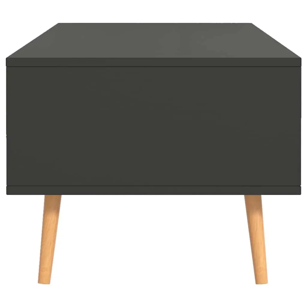 Grey Coffee Table 100x49.5x43cm Living Room Accent Side Table Engineered Wood