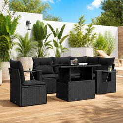 Inviting 6-Piece Outdoor Sofa Set for Your Backyard