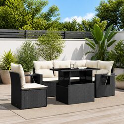 Friendly 6 Piece Outdoor Sofa Set with Cushions