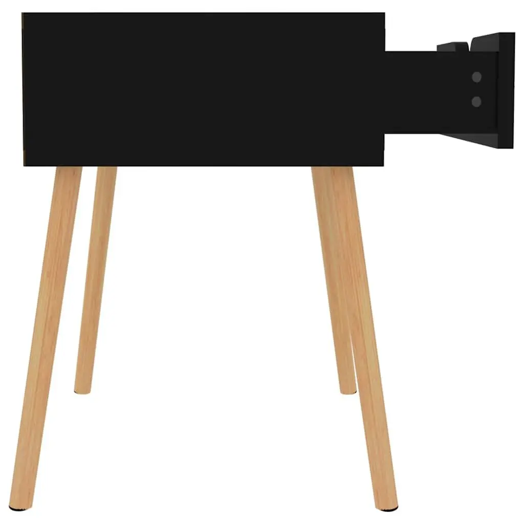 Bedside Cabinets Black 40x40x56 cm 2 Piece Storage Side Table Nightstand