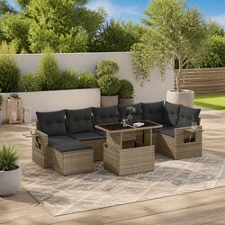 Enjoy Outdoor Comfort with This 8-Piece Sofa Set