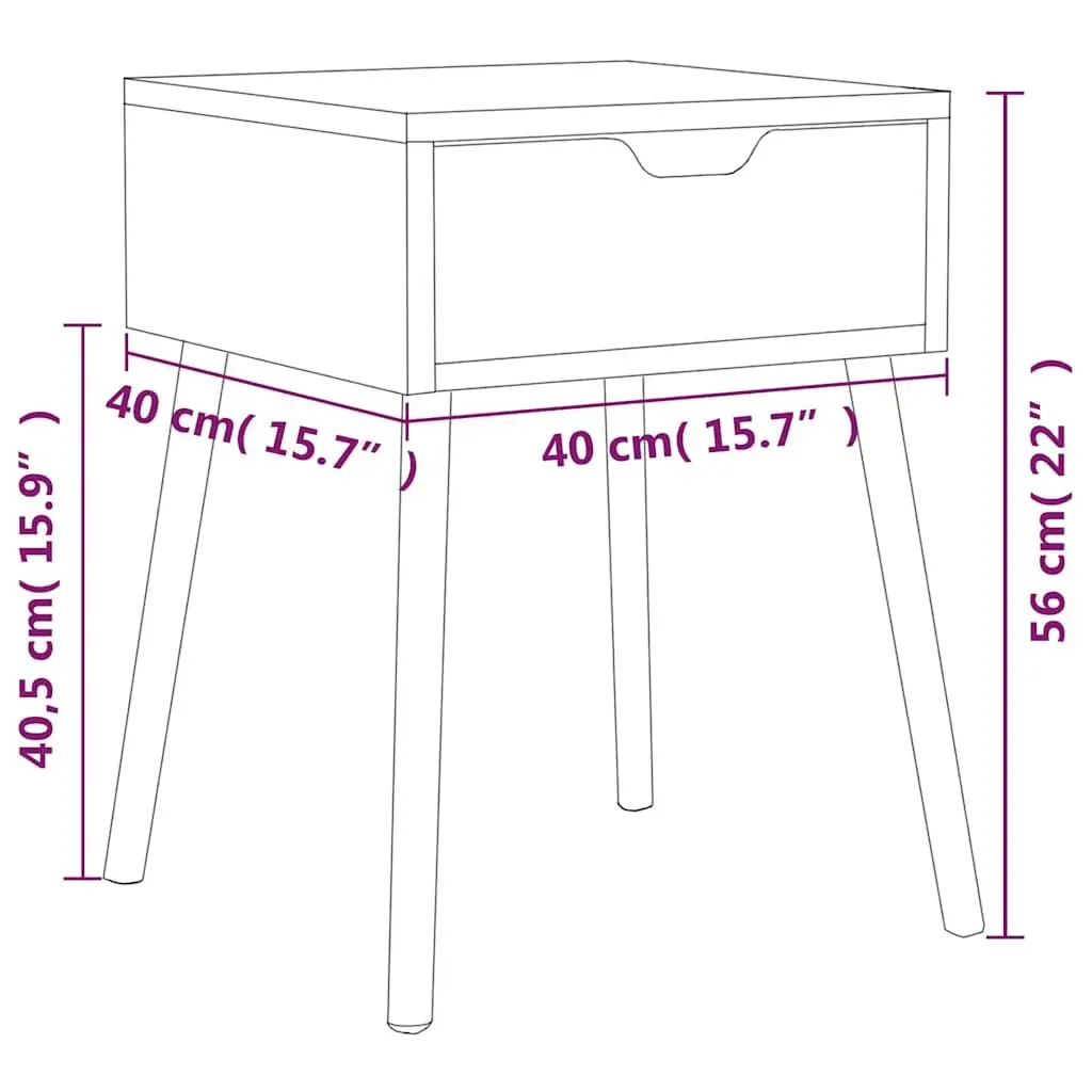 Bedside Cabinet for Storage