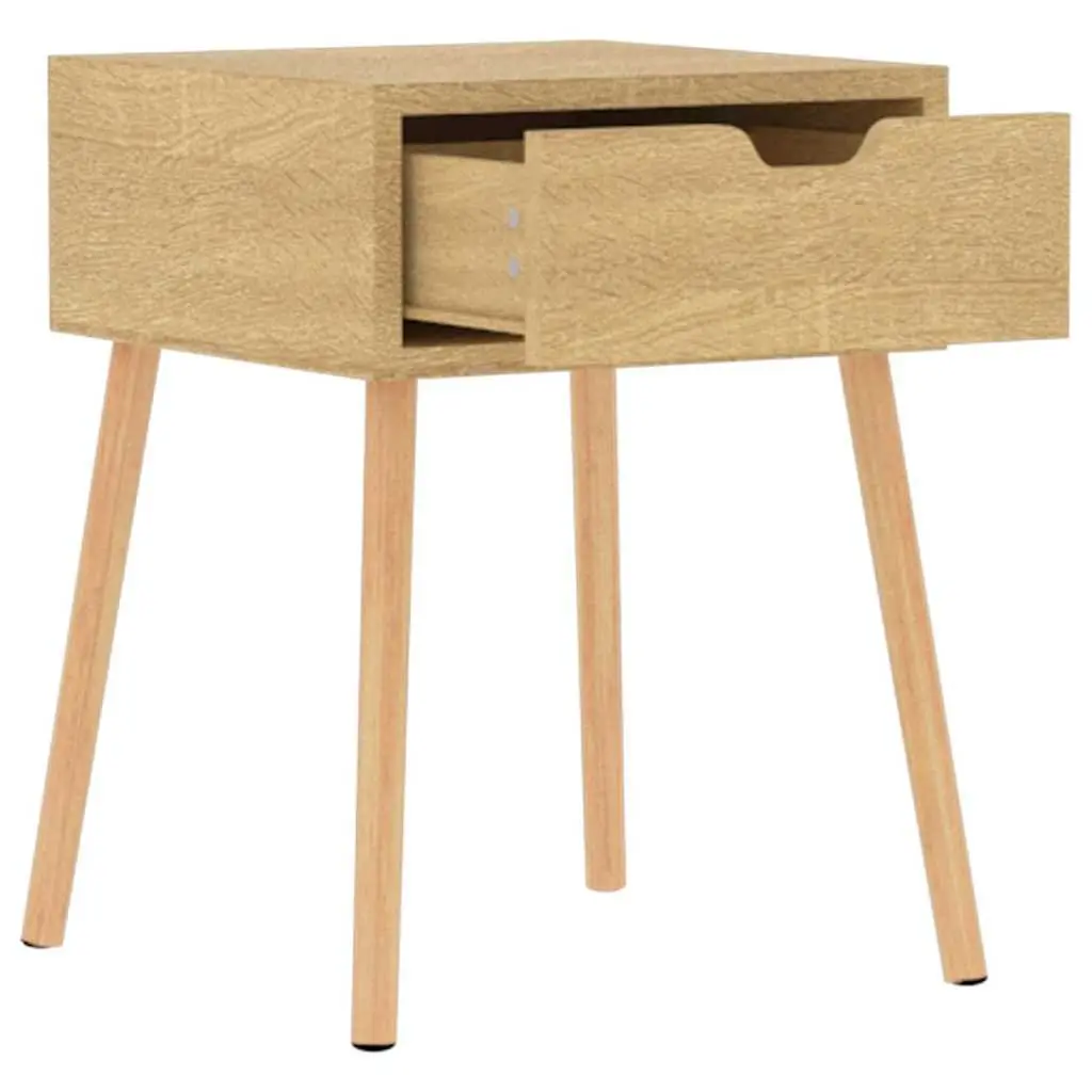 Bedside Cabinets Brown 40x40x56 cm Engineered Wood Side Tables 2 pcs