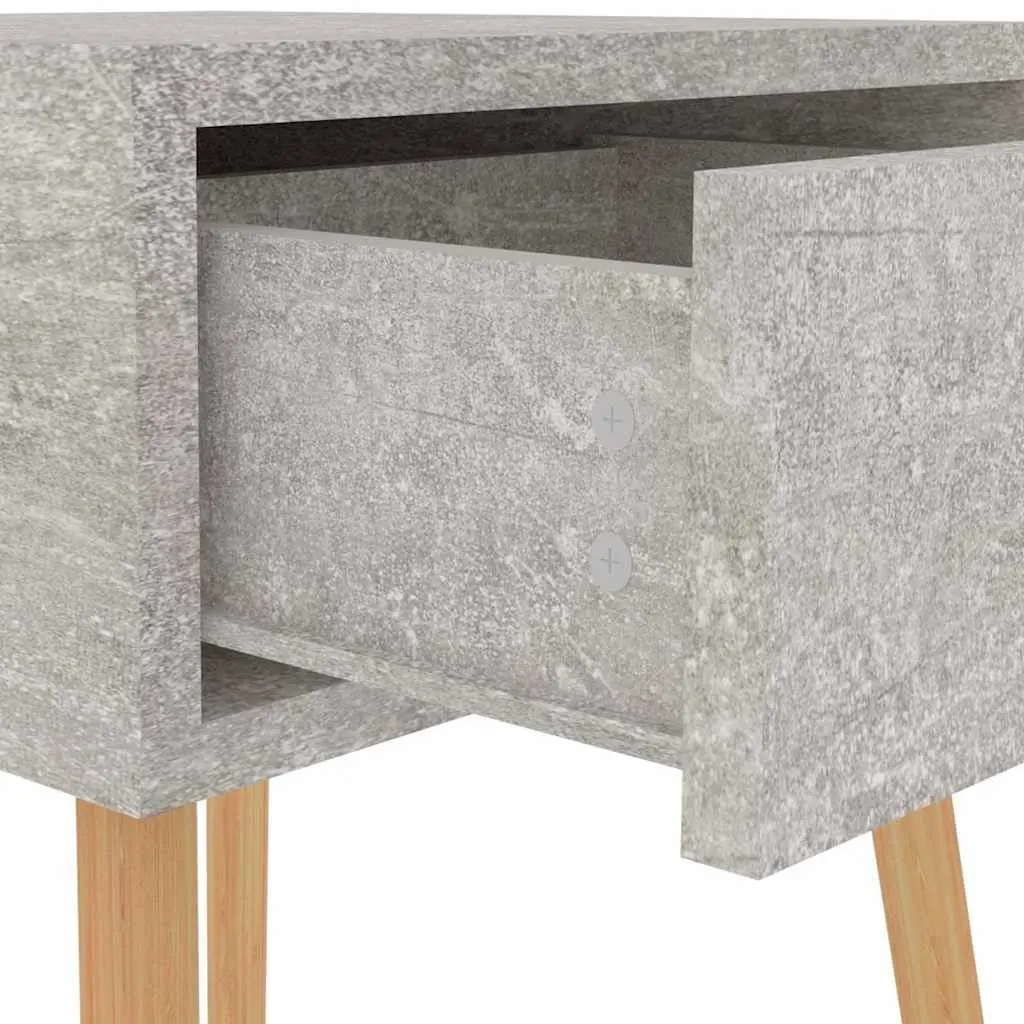 Bedside Cabinets 2 pcs Grey 40x40x56 cm Engineered Wood Side Table Nightstand