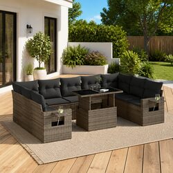 Your Perfect 10-Piece Garden Sofa Set Awaits