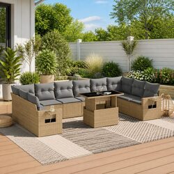 Your Ideal 11-Piece Garden Sofa Set Awaits You