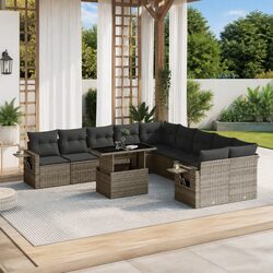 Your Perfect 11 Piece Grey Sofa Set for Outdoor Living
