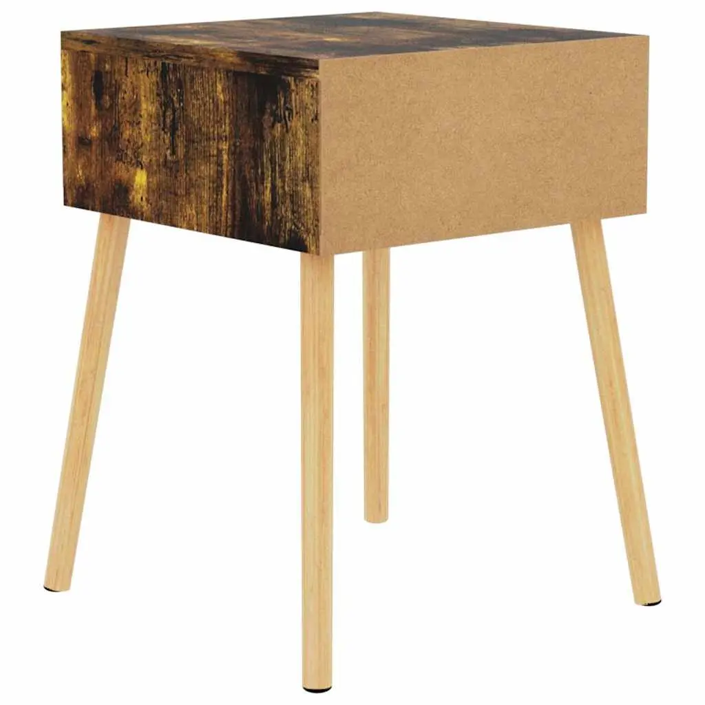 Bedside Cabinet 40x40x56 cm Brown Side Table Storage Drawer Furniture