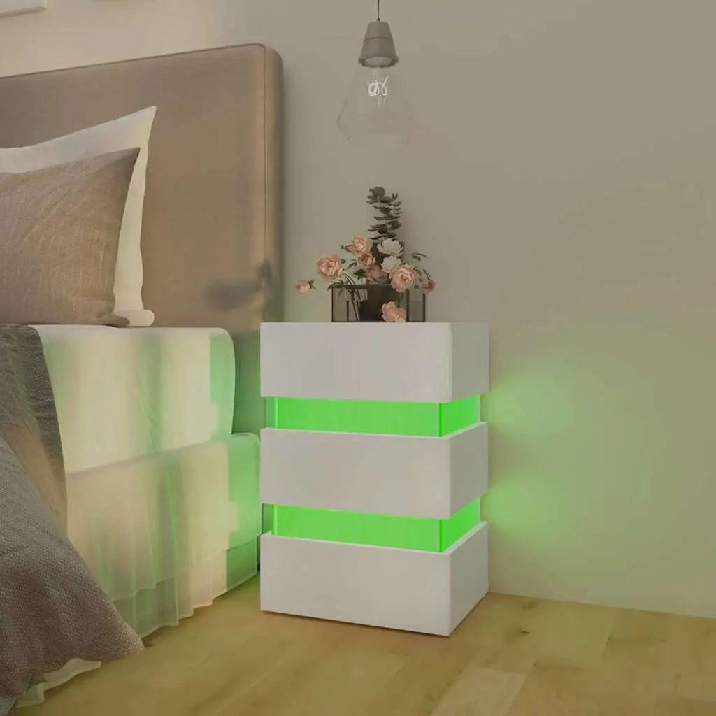 LED Bedside Cabinet for Storage