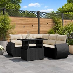 Friendly 6-Piece Garden Sofa Set for Outdoor Living