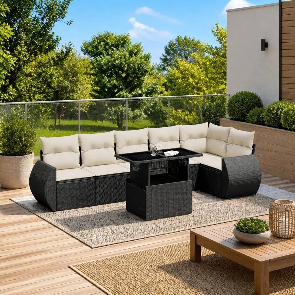 7 Piece Garden Sofa Set