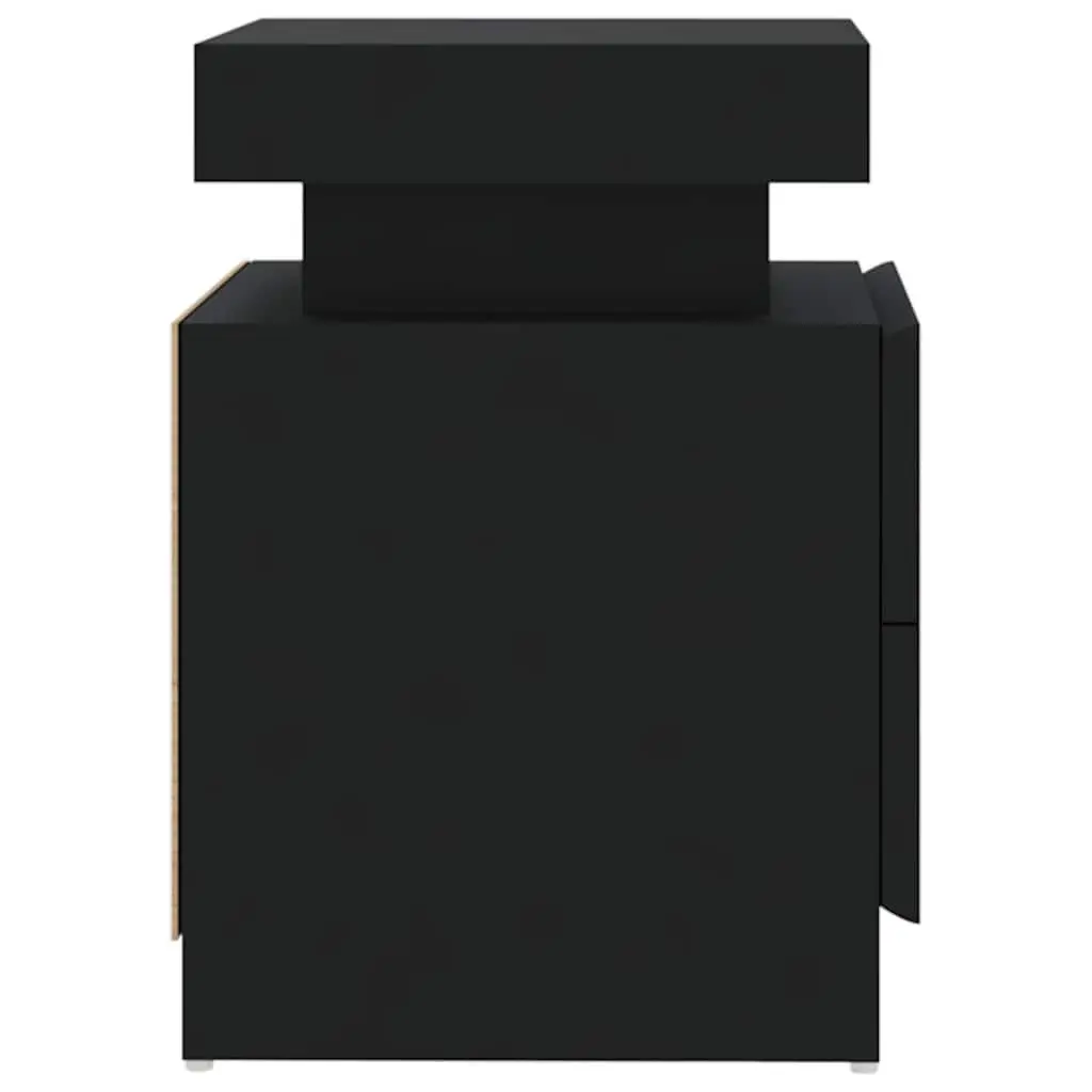 Black Bedside Table