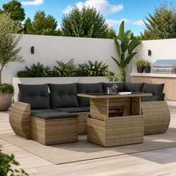 Your New Favorite 7-Piece Garden Sofa Set Awaits