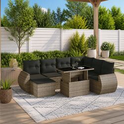 Your Ideal 8 Piece Outdoor Sofa Set Awaits