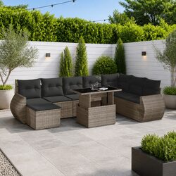 Discover Comfort with Our 9 Piece Garden Sofa Set