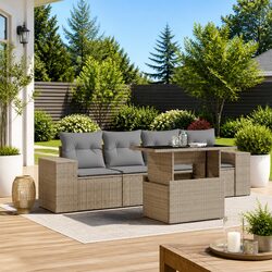 Create Your Perfect Outdoor Space with a 5 Piece Garden Sofa Set