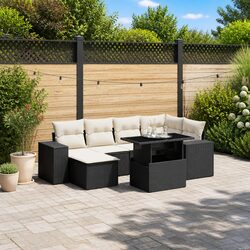 Relax Together with the 7 Piece Garden Sofa Set