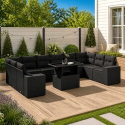 You’ll Love This 11-Piece Garden Sofa Set for Your Patio