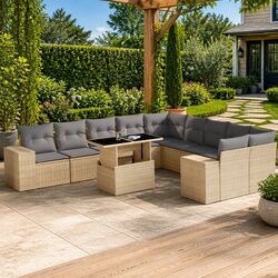 Your New Favorite Outdoor Sofa Set: 11 Pieces in Beige