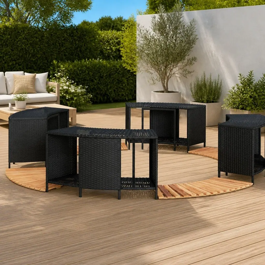 Hot Tub Surround with Storage Step