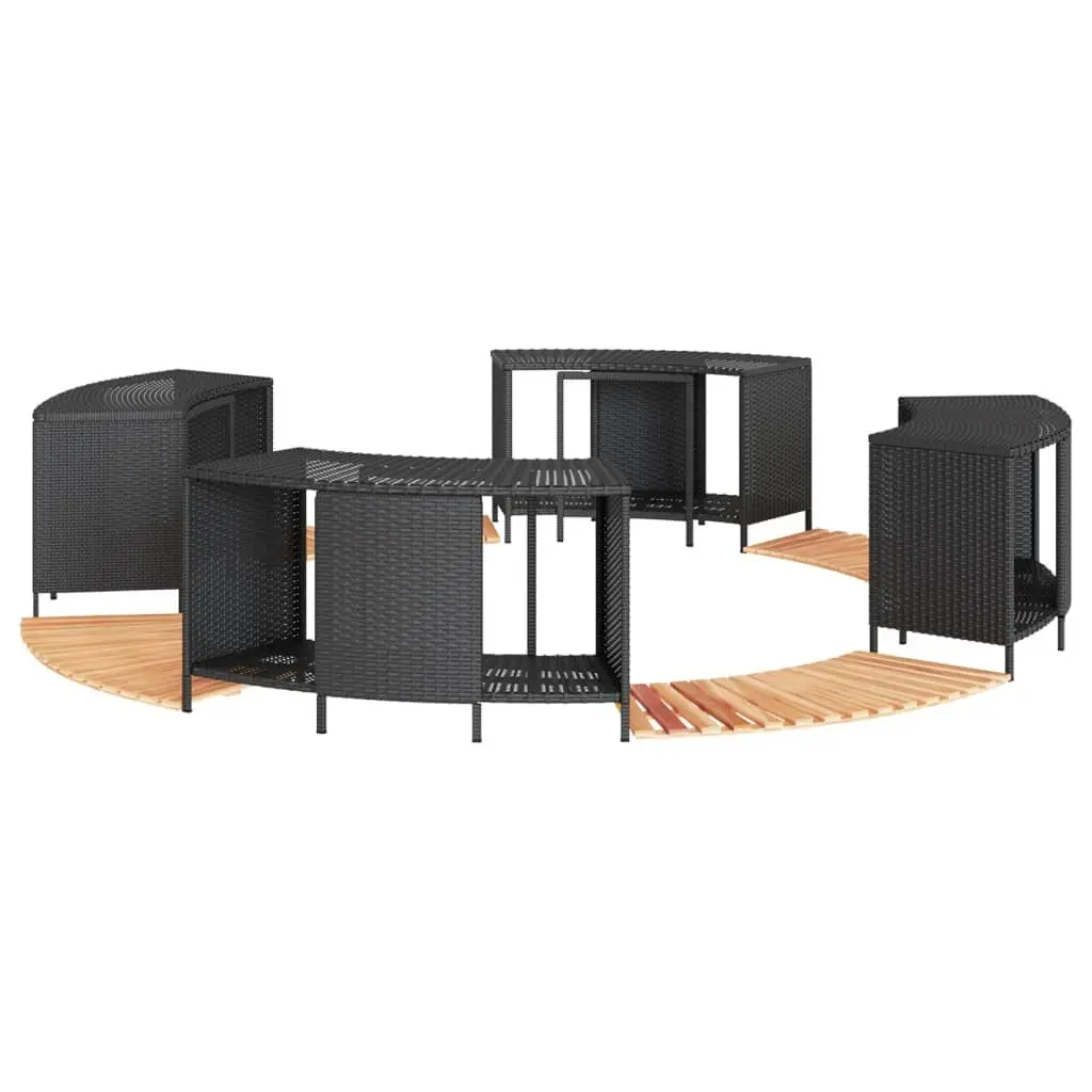 Hot Tub Surround with Storage Step