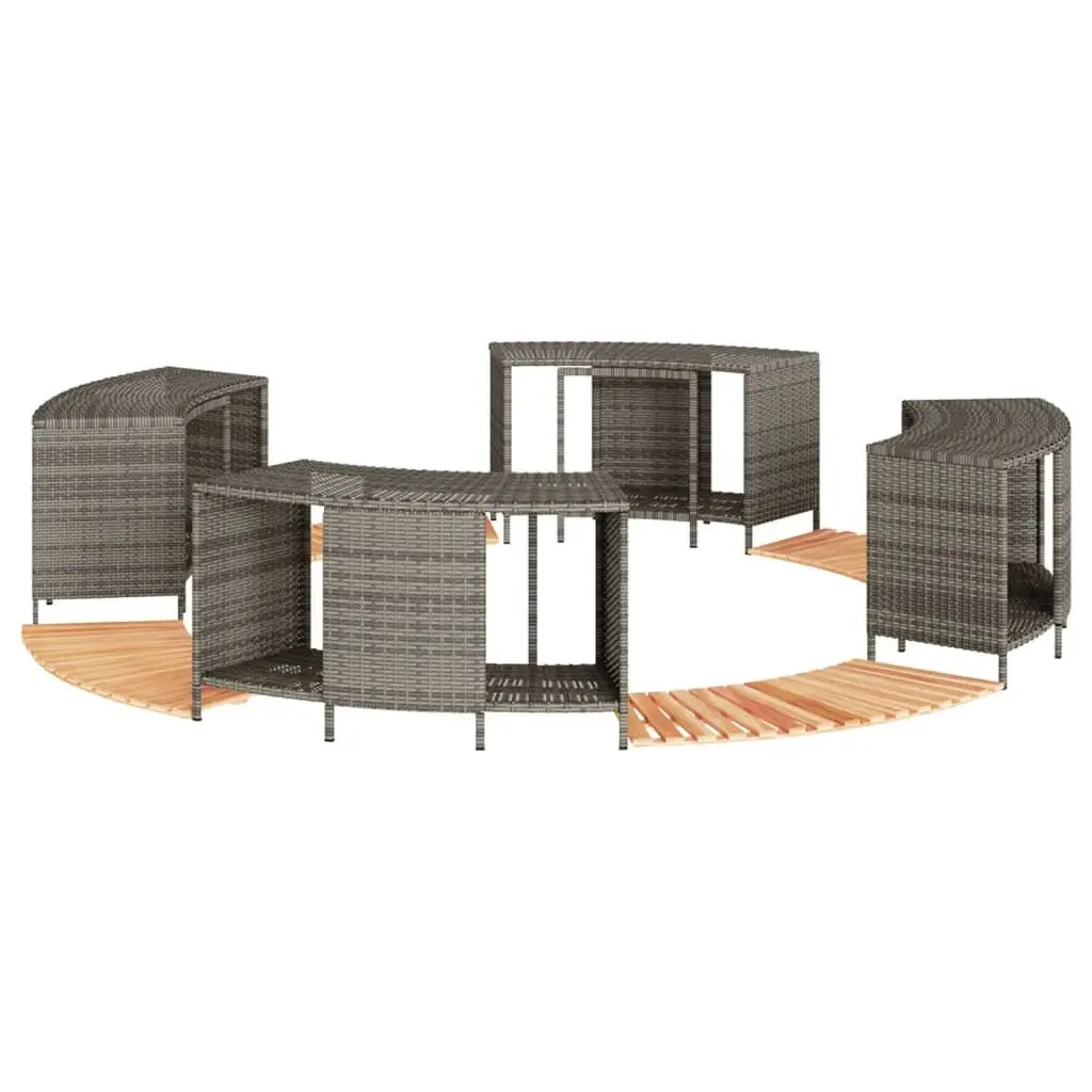 Hot Tub Surround with Step and Storage Solutions