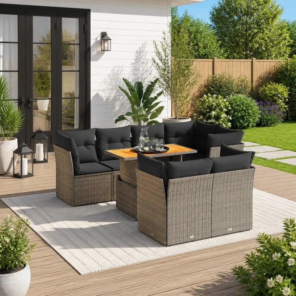 8-Piece Garden Sofa Set