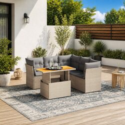 Friendly 5 Piece Garden Sofa Set with Comfortable Design