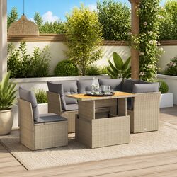 Your Perfect 5 Piece Garden Sofa Set with Cushions