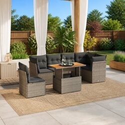 Comfortable 7 Piece Garden Sofa Set Designed for You