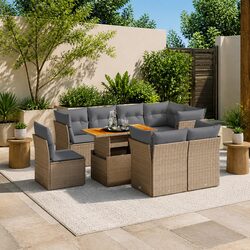 Your New Favorite 9 Piece Outdoor Sofa Set Awaits